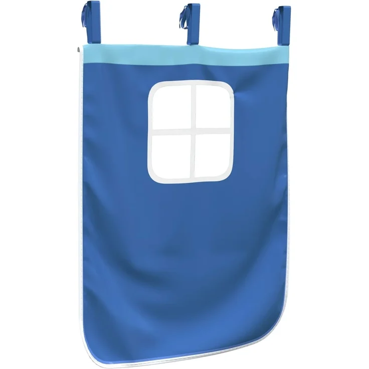 vidaXL Vorhänge für Hochbett mit Tunnel Blau Polyester 835917 – Bild 8