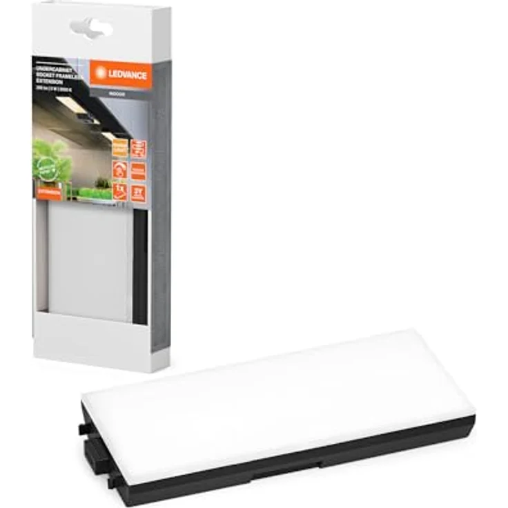 LEDVANCE Unterbauleuchte Flood 830 DIM Schwarz Verlängerung – Bild 1