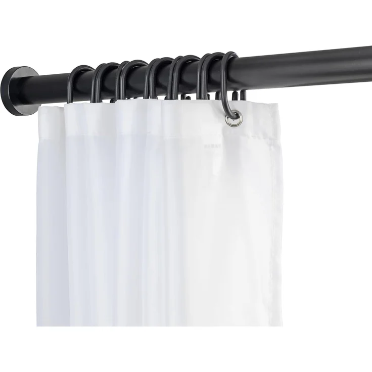 SCHÖNER WOHNEN-Kollektion Duschvorhangstange »Obleon«, Ø 28 mm, ausziehbar, ohne Bohren, geklemmt, Aluminium, Kunststoff, Teleskop-Duschschiene, ausziehbar – Bild 1