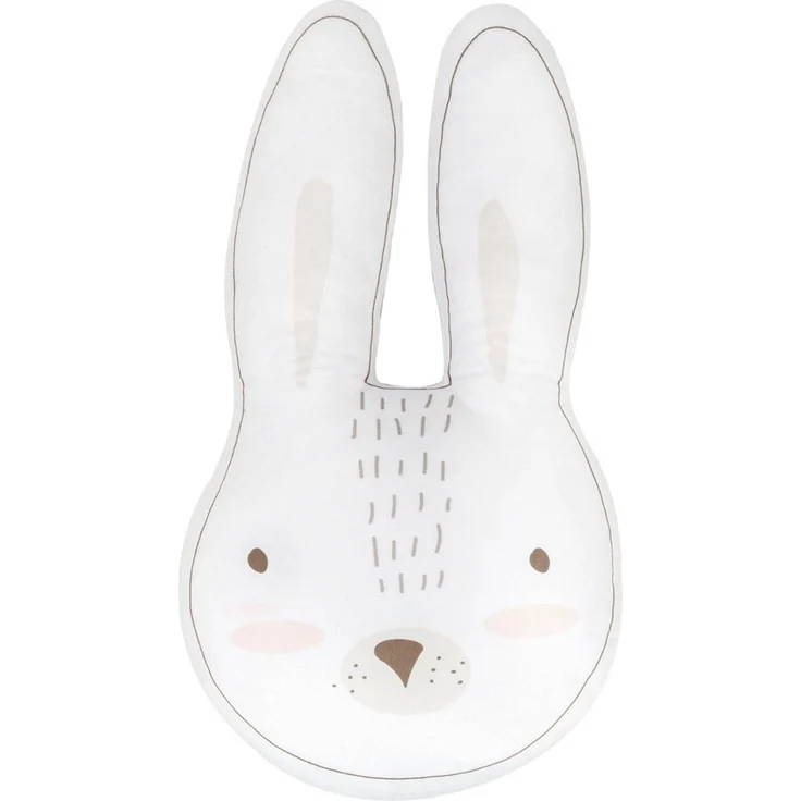Kikkaboo Babykissen Plüschtier, Kuschelkissen, Figurenkissen, ab Geburt beige – Bild 2
