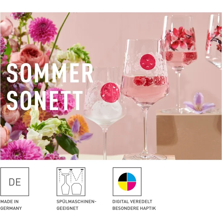 Ritzenhoff 3461009 Aperitifglas-Set #17, #18 SOMMERSONETT Sprizz Theresa Kuhlmann 2024 – Bild 9