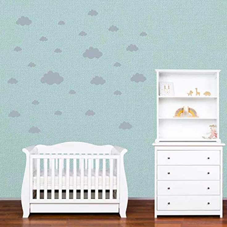 PREMYO 'Wolken' Wandsticker grau – Bild 9