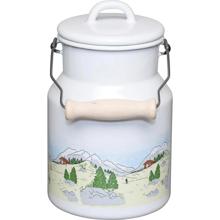 Riess Topf mit Bördel 8cm 3/8L Landlust