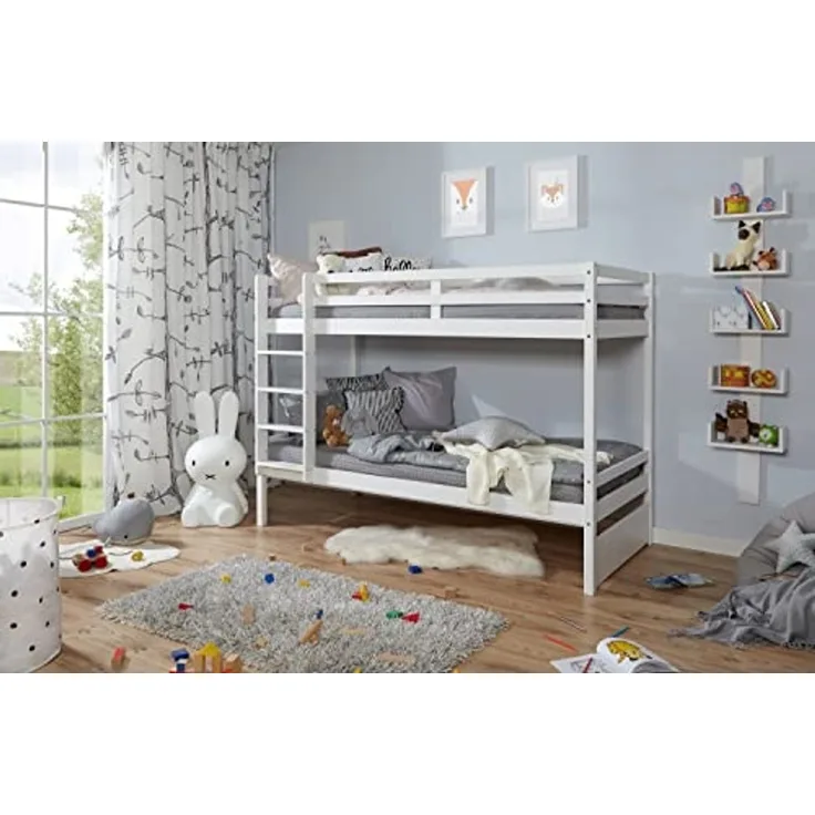 Etagenbett "Finn" 90x200 Kiefer massiv