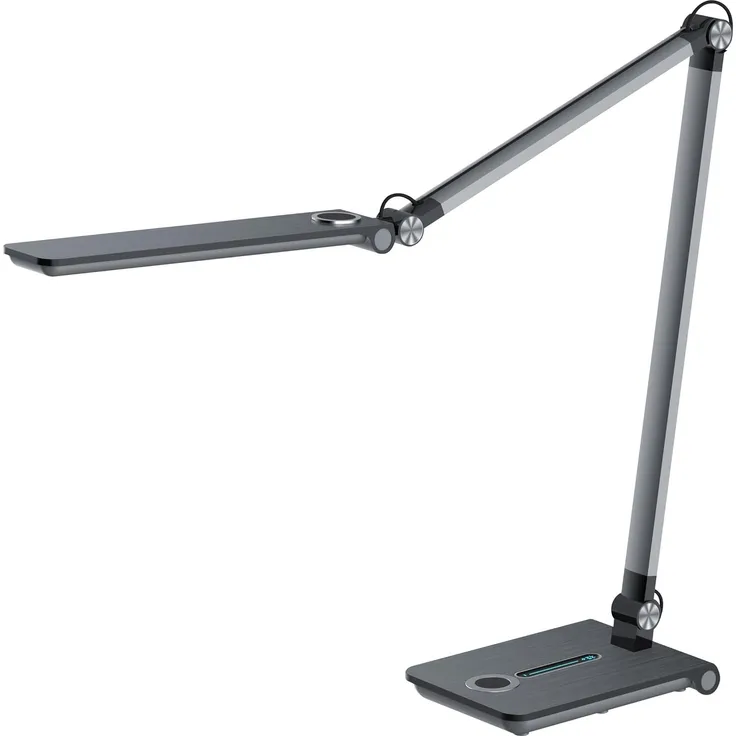 Rau Tischleuchte Wave 41-5011.101 grau metallic