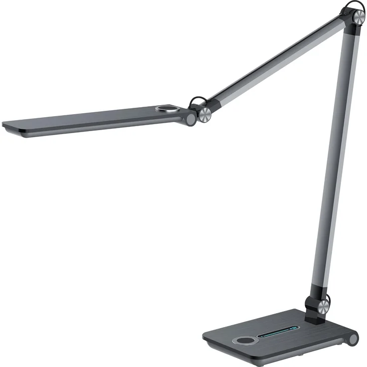 Rau Tischleuchte Wave 41-5011.101 grau metallic – Bild 1