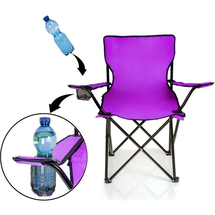 BigDean Campingstuhl 2x Faltstuhl Campingstuhl Anglerstuhl Getränkehalter Klappstuhl (Set, 2 St), Flexibel, Praktisch, Robust, Leicht, Tragbar – Bild 4