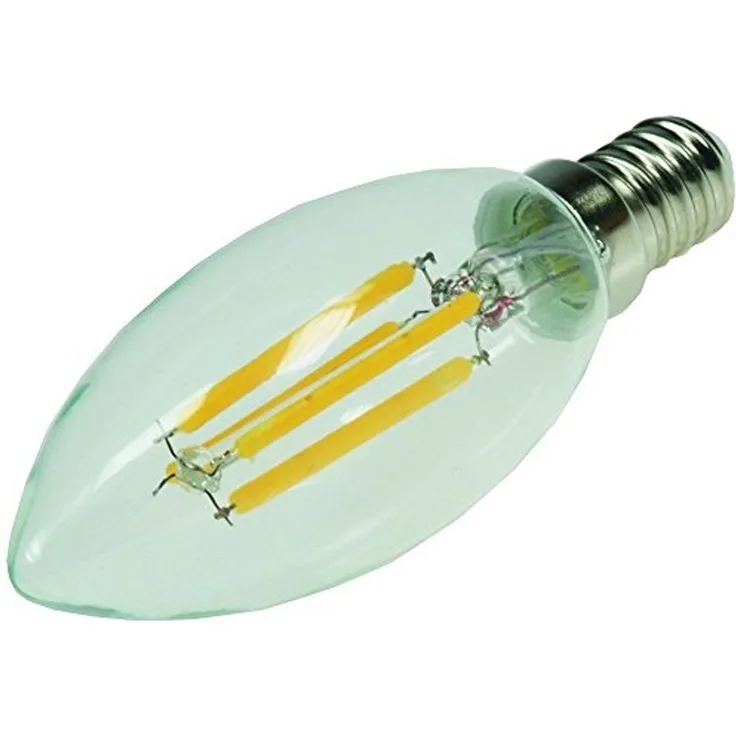 ChiliTec LED Kerzen Glühlampe 4W E14 Filament Warmton