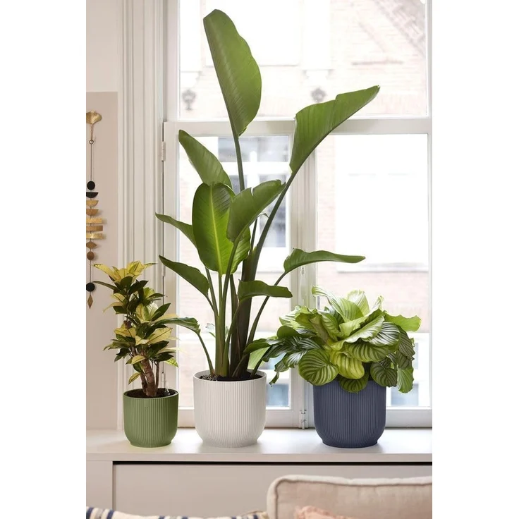 Elho Blumentopf Vibes Fold Kunststoff anthrazit Ø 30 x 27 cm – Bild 8