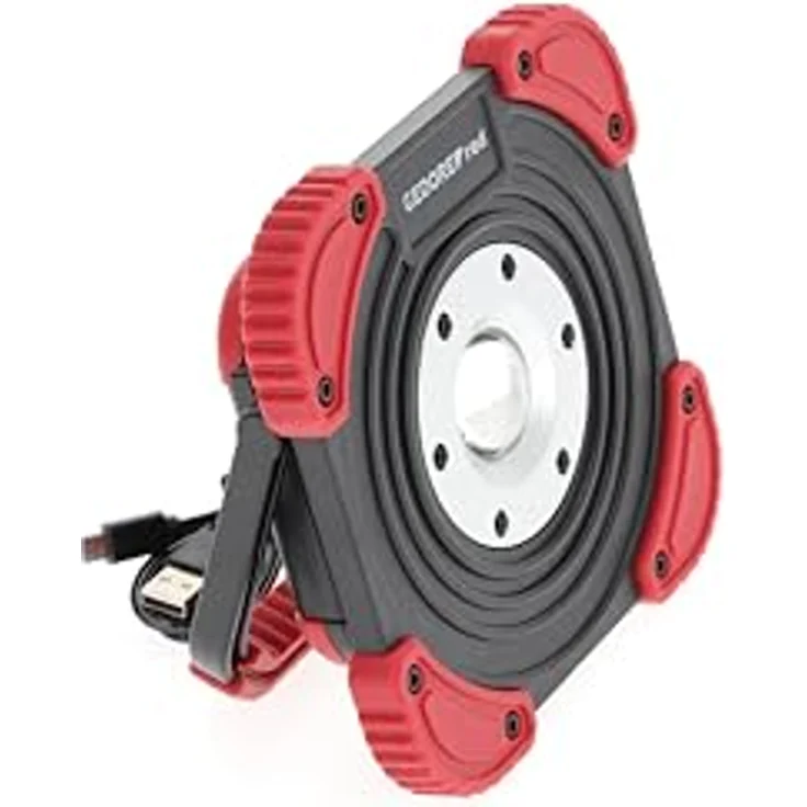 GEDORE red Strahler, LED Akku-Baustellenleuchte, 1400 Lumen, bis zu 6 h Leuchtdauer, IP 64 geschützt, mit integrierter Powerbank-Funktion – Bild 4