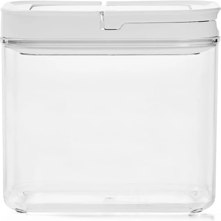 Homeware Vorratsdosen Set 8-tlg, Kunststoff klar, 22 x 31 x 13 cm, lebensmittelecht stapelbar – Bild 3