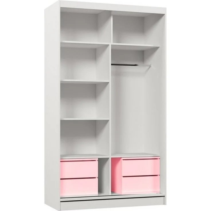 Beautysofa Schwebetürenschrank Gaja (120, 150, 180, 200 oder 240 cm breit, weiß, schwarz, graphit, artisan, Kaschmir Farbe) – Bild 2