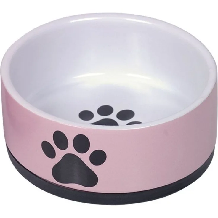 Nobby Napf Nobby Keramiknapf Paw - rosa Fassungsvermögen / Maße: 400 ml / Ø 14 x
