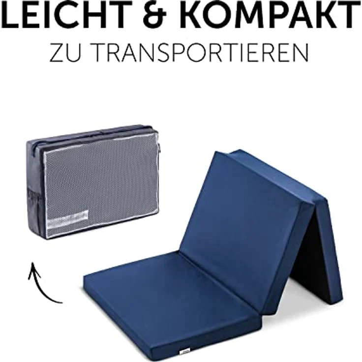 Hauck Sleeper Reisebettmatratze für Kinderbett navy 60x120 cm – Bild 5