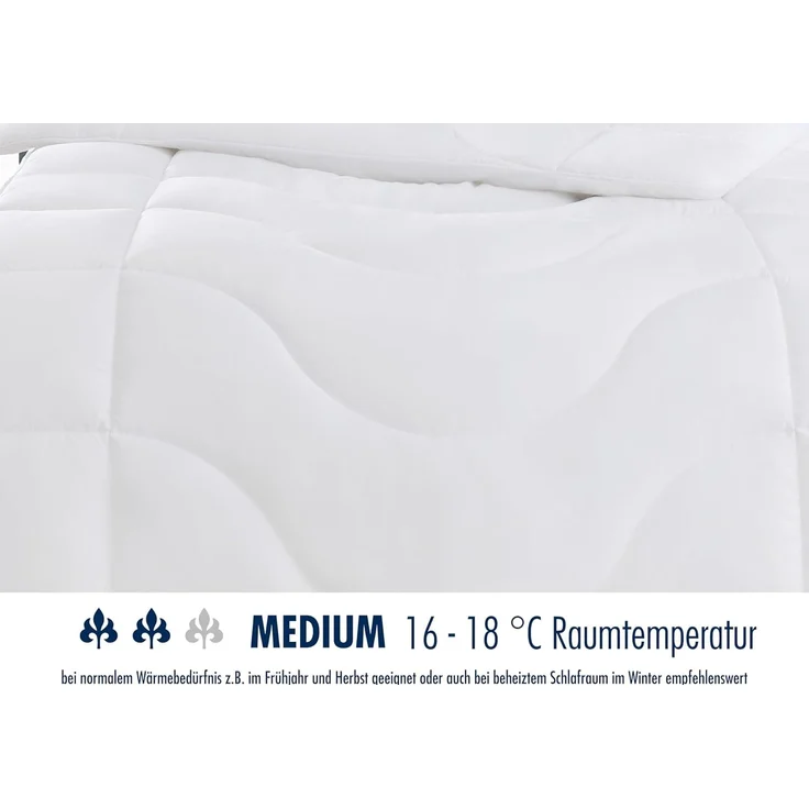 Irisette medium Ganzjahresdecke Steppbett Lotte, mit Top Cool Gewebe, 95 Grad waschbar, inkl. Aufbewahrungstasche, 135x200 cm, weiß – Bild 3