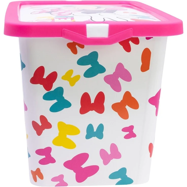 Disney Minnie Mouse Aufbewahrungsbox 7 l Kinderzimmer Box für Spielzeu – Bild 4