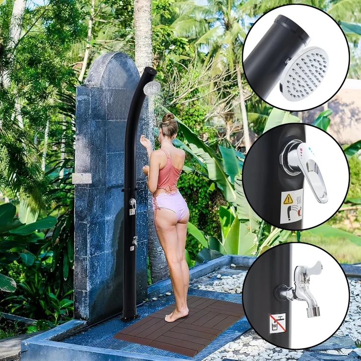 Solardusche Kebomi 216 cm 18 L [casa. pro] – Bild 2