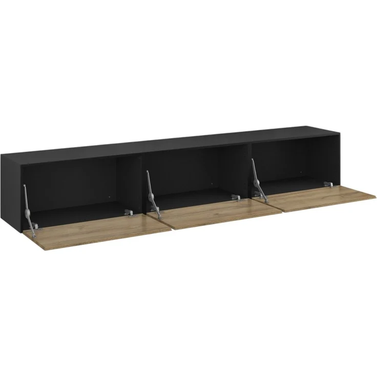 moebel-dich-auf Lowboard VARIANTO 4 (3 tlg, 228 cm breit, 3 St, TV-Schrank bestehend aus 3 Schränken mit Klappe), stehend und hängend – Bild 3