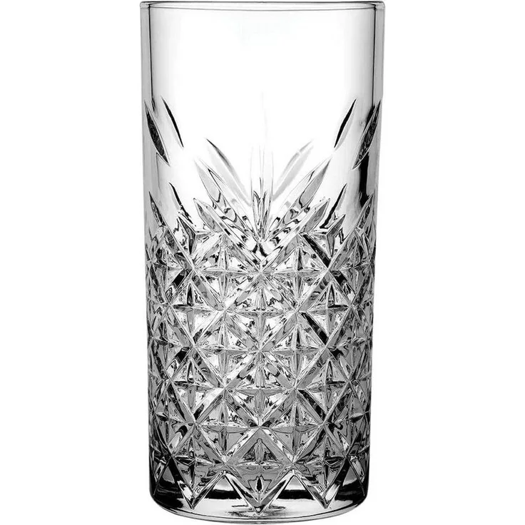 Pasabahce 9338 Timeless 295 ml Gläser Long Drink, 4 Einheiten