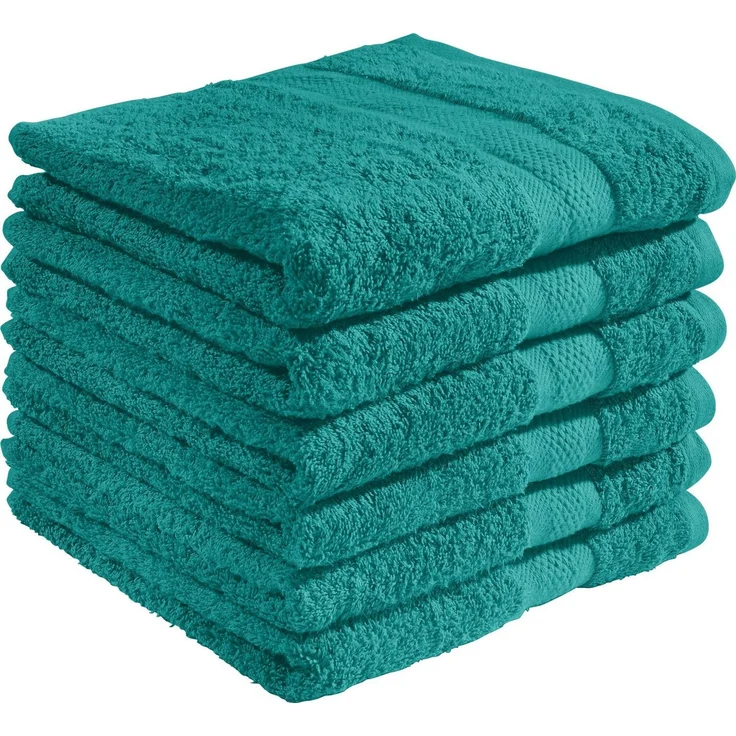 REDBEST Handtuch Handtuch "Chicago" 6er-Pack, Frottier, Walk-Frottier Uni