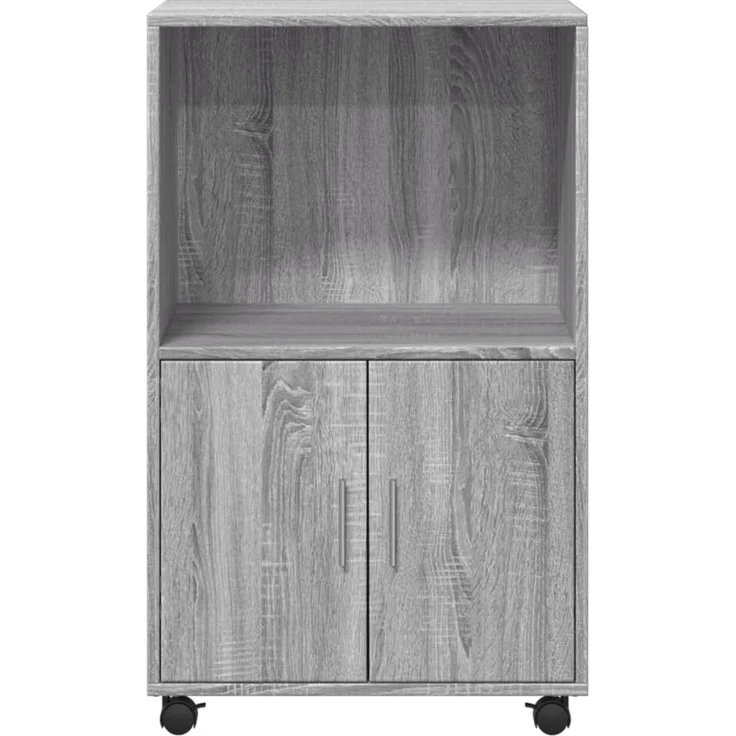 vidaXL Rollschrank Grau Sonoma 55x40x91 cm Holzwerkstoff 853187 – Bild 3