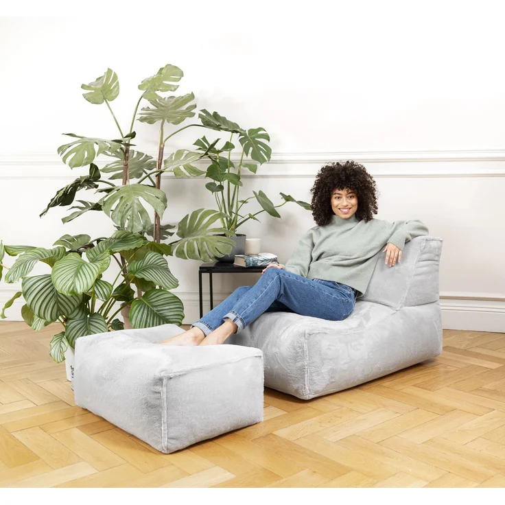 Sitting Point Sitzsack Softy ROLL in Petrol – Bild 2