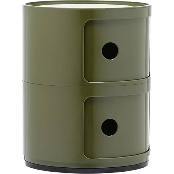 Kartell Componibili, 2 Elements, Grün, Runde Basis – Bild 2
