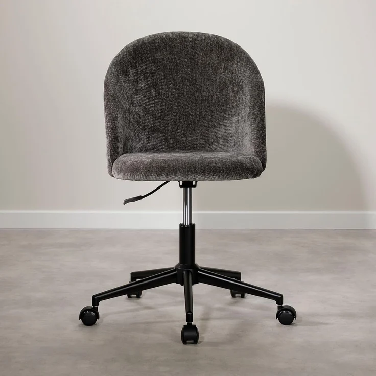 IDIMEX Drehstuhl YENGA, Ergonomischer Bürostuhl höhenverstellbar mit Stoffbezug – anthrazit – Bild 2