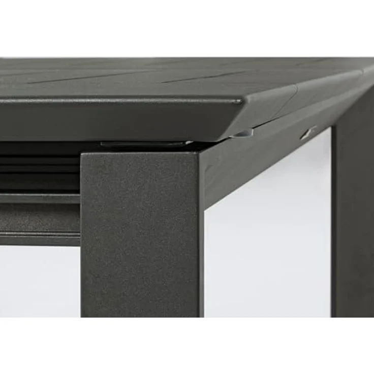 Gartentisch Ronoko aus Aluminium, ausziehbar und modern, anthrazit, ideal für 8–10 Personen – Bild 4
