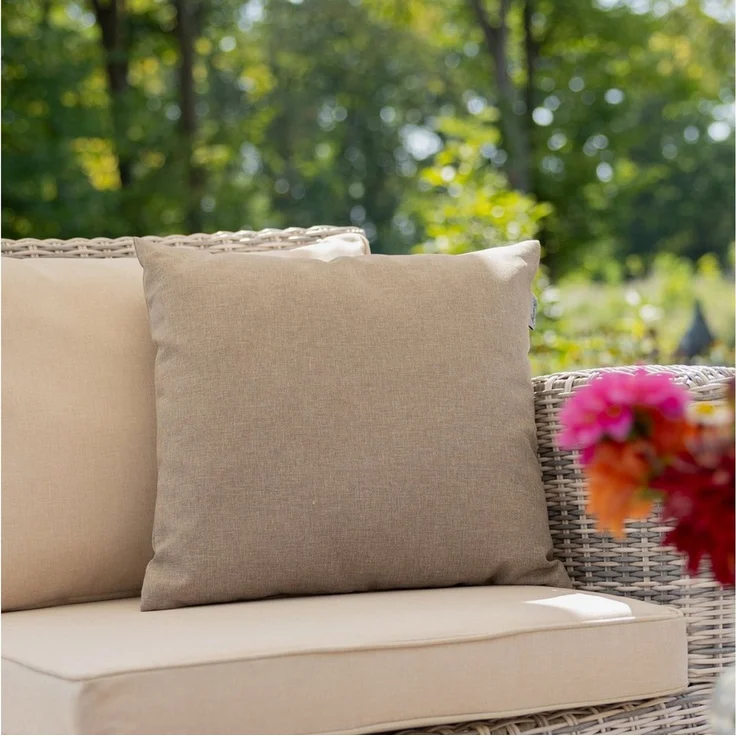 Herlag Dekokissen SUNNY Outdoor, Garten, Wetterfest, 40x40 cm oder 50x50 cm, 9 Farben, mit Innenkissen – Bild 2