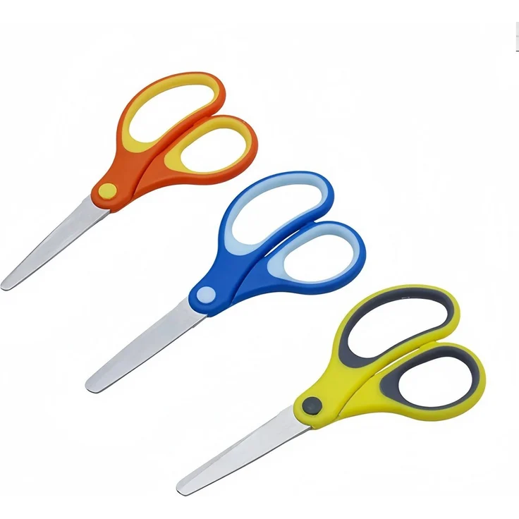 FOUORTUNATE-BEE Scheren-Set 3-teiliges Schüler-Scheren-Set für Schule und Basteln, (3-tlg), Sicher, langlebig und geeignet für Schule und Bastelarbeiten – Bild 4
