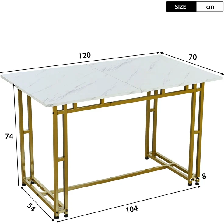 Merax Essgruppe, (5-tlg), Esstisch mit 4 Stühlen Set Esszimmer Sitzgruppe, Metallbeine, Grün – Bild 2