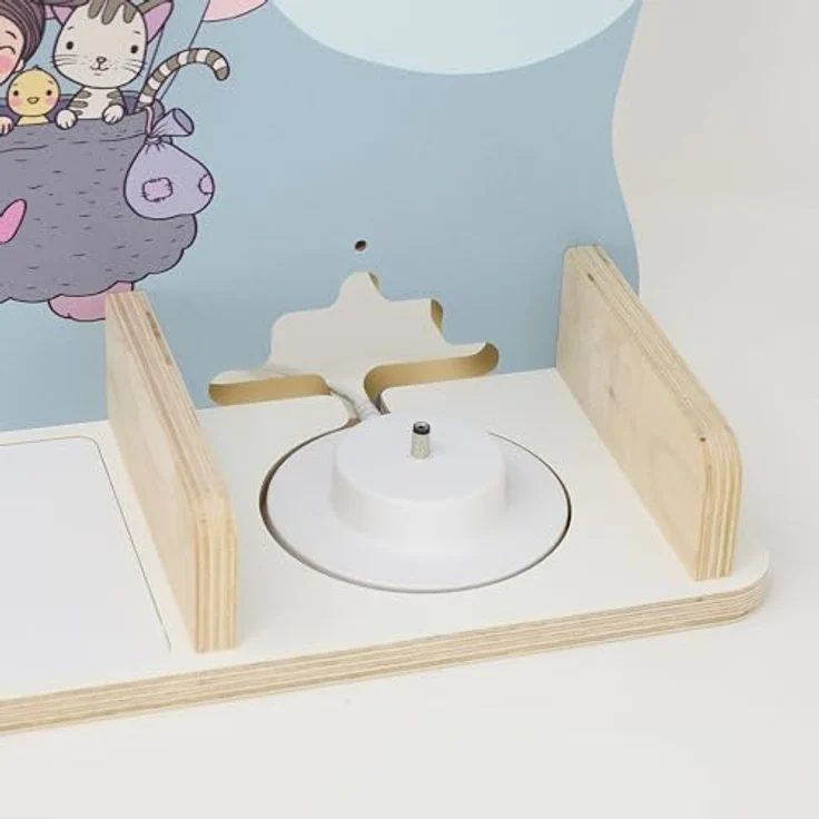 stadtecken Kinder Regal für Musikbox I Geeignet für die Toniebox und ca. 50 Tonies I Perfekte Aufbewahrung für Kinderzimmer I zum Aufstellen oder Aufhängen (Oben, Mittel) – Bild 8