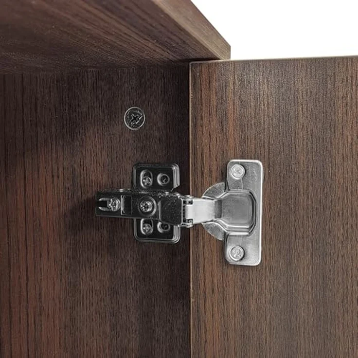 FurnitureR TV-Lowboard mit geschnitzter Holzoptik, Doppel-Schubladen & breiter Ablagefläche für Moderne Wohnzimmer – Bild 6