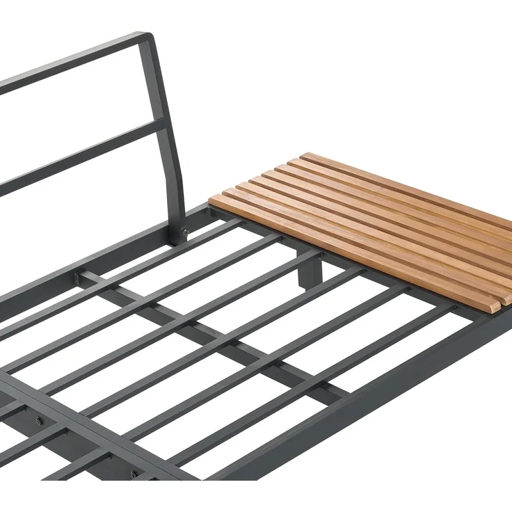 Gartensofa 2-Sitzer FIVIZZANO Akazienholz Dunkelgrau – Bild 8