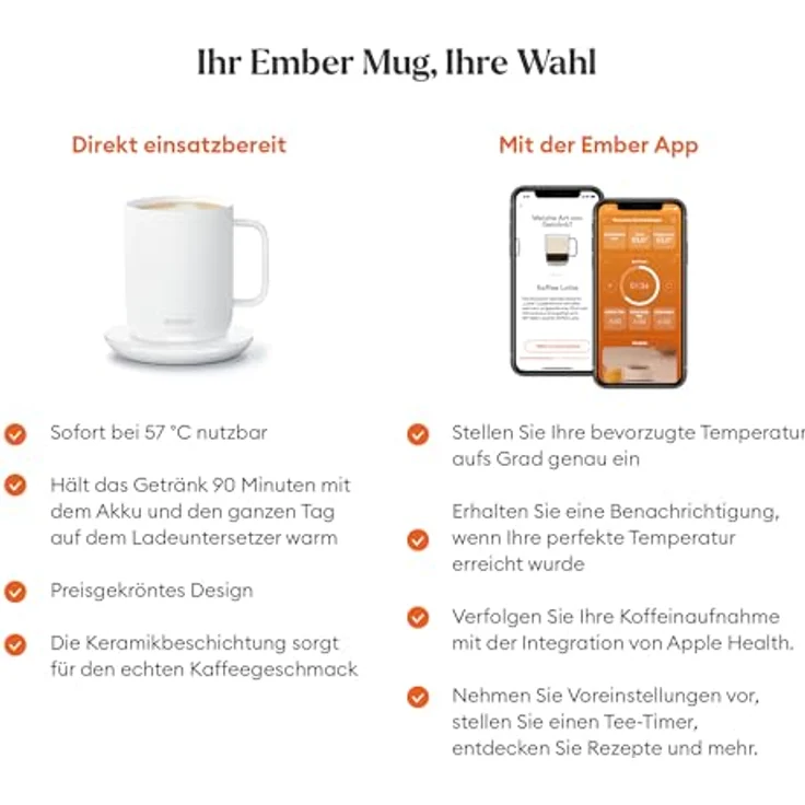 Ember Mug 10oz White – Bild 4