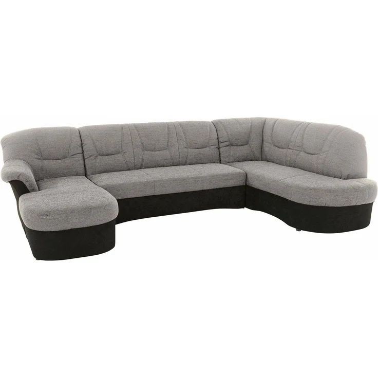 DOMO collection Wohnlandschaft SARAFINA 295x83x180 cm, auch mit Federkern für mehr Sitzkomfort!, whlw. mit Bettfunktion, elegantes Design, U-Form – Bild 2