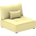 Amazon Marke - Alkove Elvas - Modulares Sofa, 1-Sitzer-Modul mit Stauraum und extra Kissen, 93x100 cm, Lime