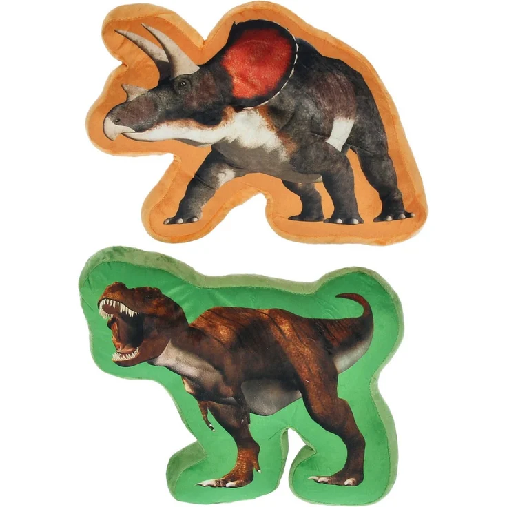 Dinorassic Kissen Velours Kissen Ideal als Dekokissen