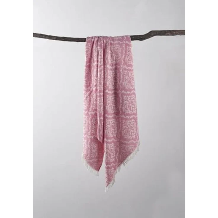 Mijolnir 'Barok - Pink' Fouta (Strandtuch), Rosa, 90 x 170 cm – Bild 1