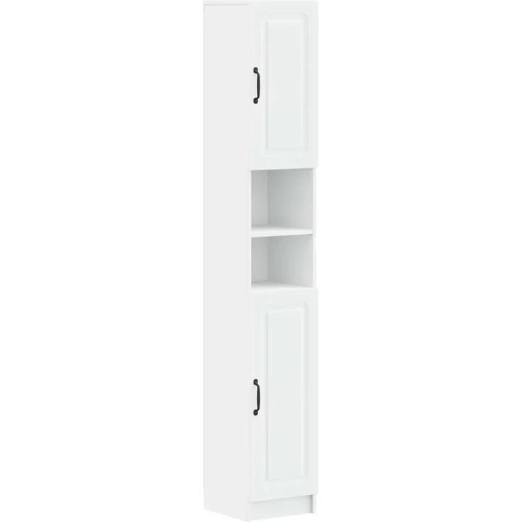 vidaXL Badezimmerschrank mit offenem Regal UTRECHT Weiß 897695 – Bild 1