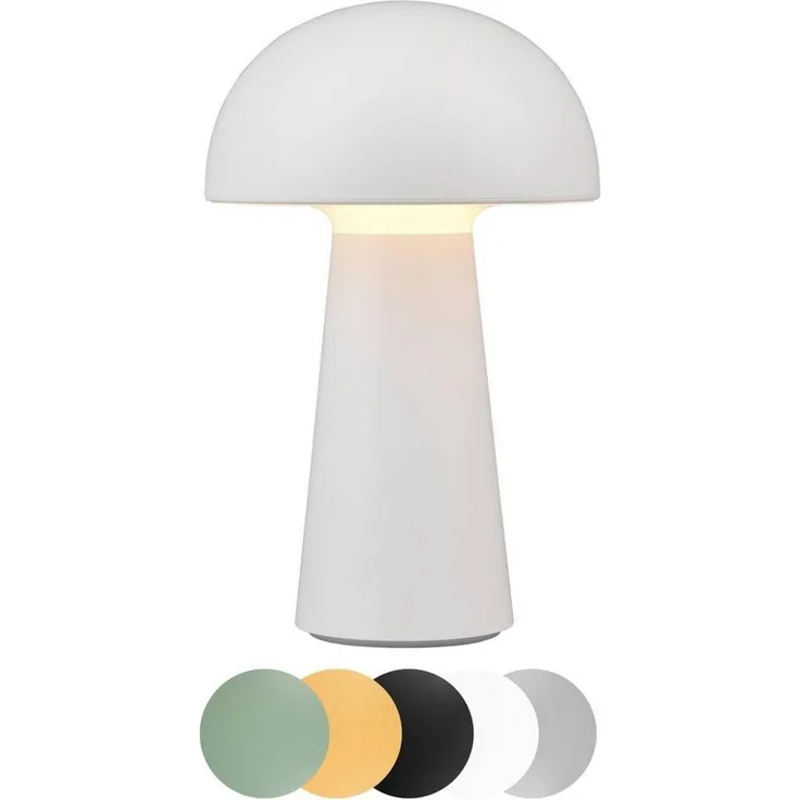 lightling LED Tischleuchte Lennox, LED fest integriert, warmweiß, dimmbar, Touch-Funktion, IP44