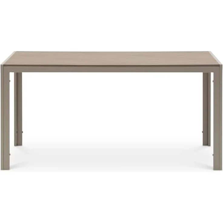 IDIMEX Gartentisch MONDELLO, Terrassentisch wetterfest 150x90 cm Champagner – Bild 2