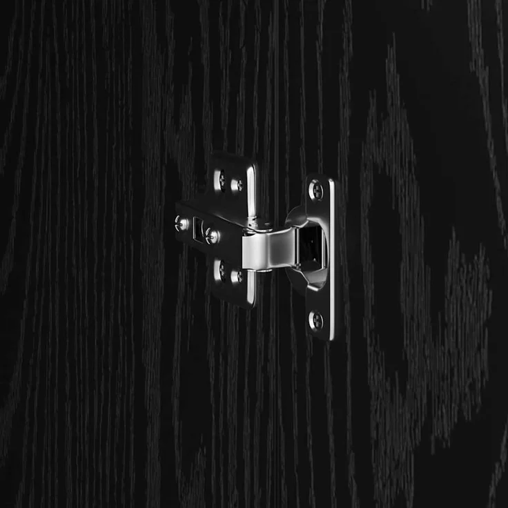 vidaXL Highboard Schwarz Eichen-Optik 31,5 x 32 x 122,5 cm 869347 – Bild 9