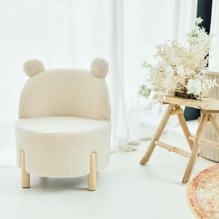 Childhome Teddy Stuhl - Offwhite Weiß off white – Bild 5