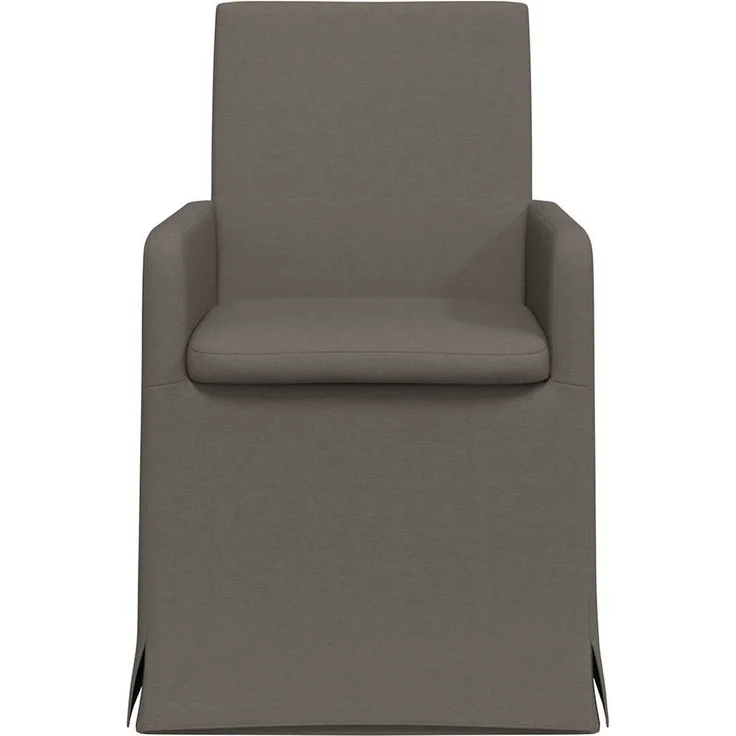 vidaXL Esszimmerstühle 2 pcs Hellgrau 57 x 67 x 95 cm Leinen 42017901 – Bild 3
