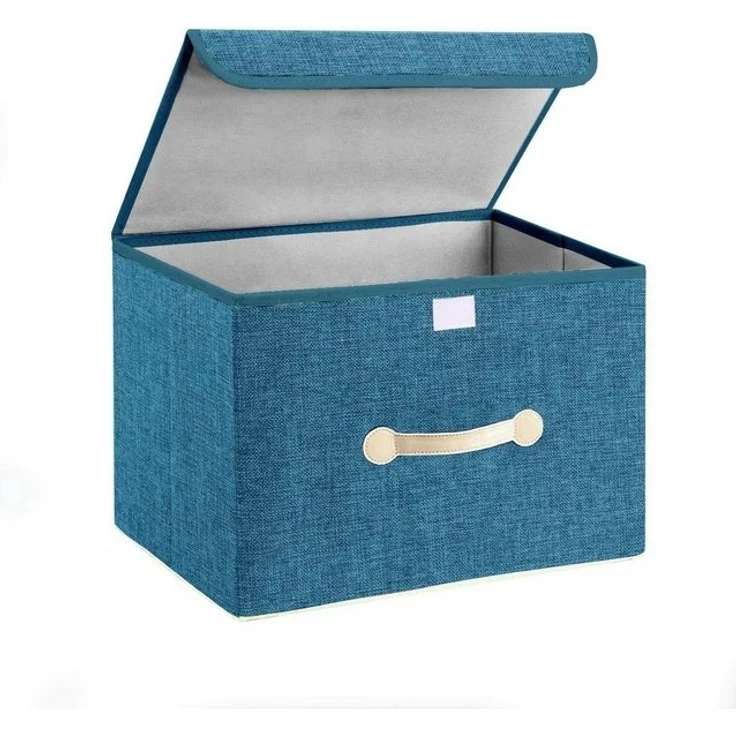BTTO Aufbewahrungsbox Aufbewahrungsbox mit Deckel,Faltbare Aufbewahrungskiste mit Griff (2 St), 1/2/3 Stück,für Schränke, Kleidung, Bücher, Spielzeug,3-Modelle – Bild 2