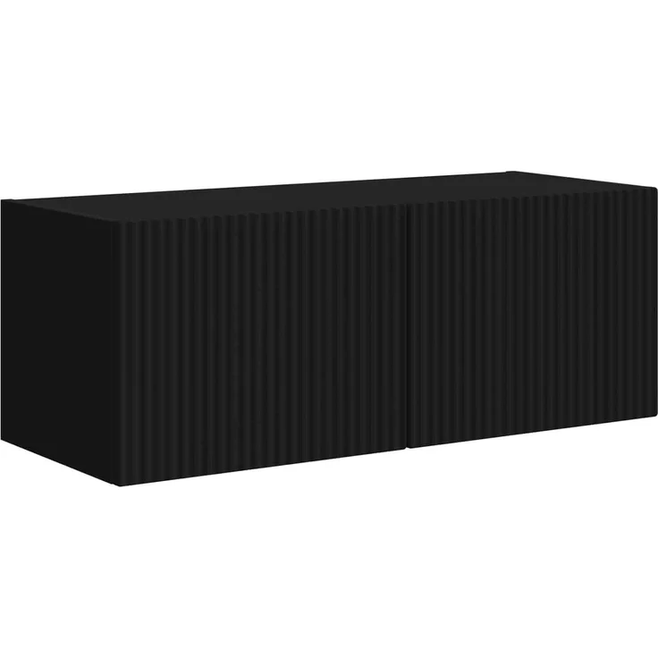 vidaXL TV-Schrankset 4 stk. Schwarz Holzwerkstoff 3409160 – Bild 5