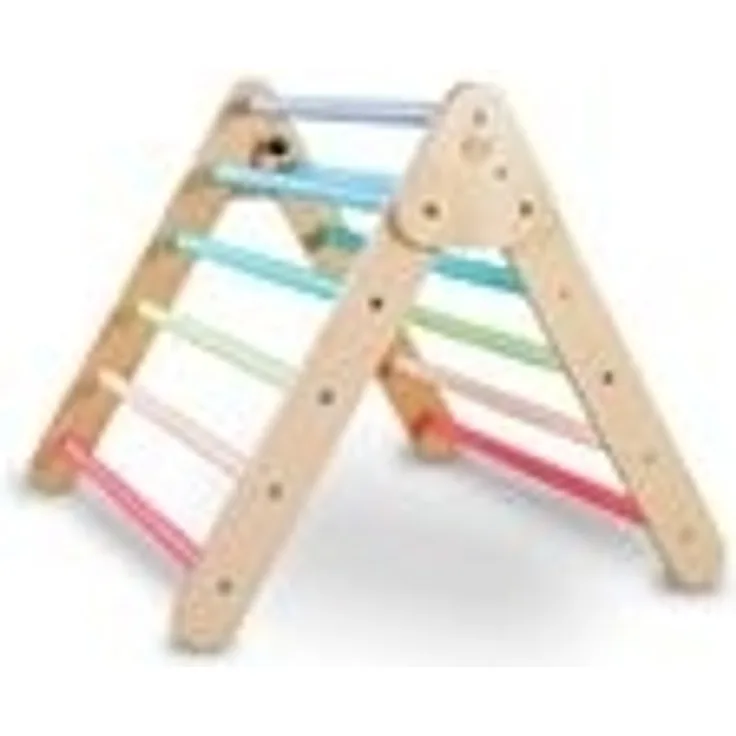 Tissi Piklerdreieck / Kletterdreieck Pastell bunt / Piklerdreieck klappbar