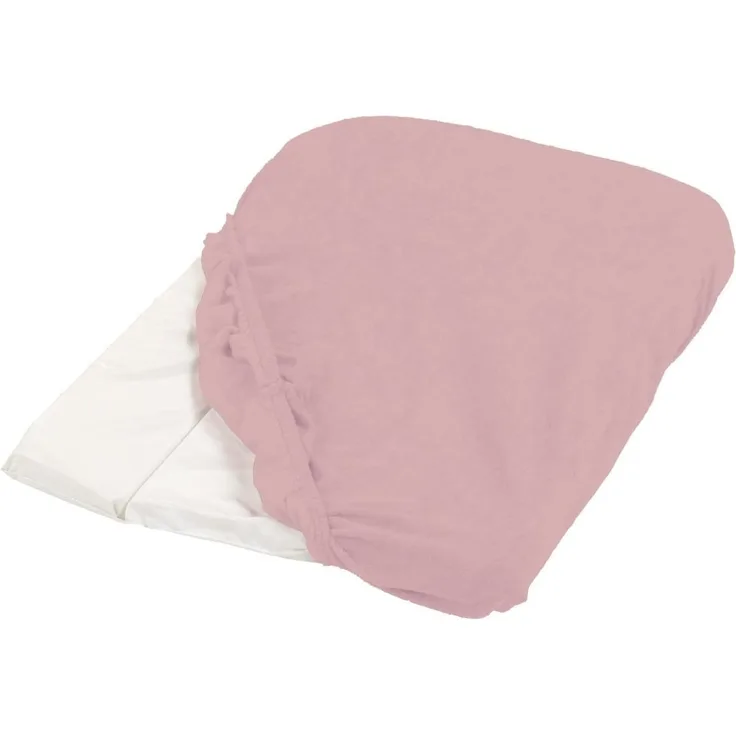 CANDIDE - Bezug für Wickelauflagen, saugfähig, elastische Ecken, maschinenwaschbar bei 60 °C, hergestellt in Europa, Frottee, 80% Baumwolle, 20% Polyester, 50x75 cm (Rosa)